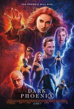 Dark Phoenix poster copyright belongs to 20th Century Fox