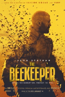 Beekeeper’s poster copyright belongs to Amazon MGM Studios