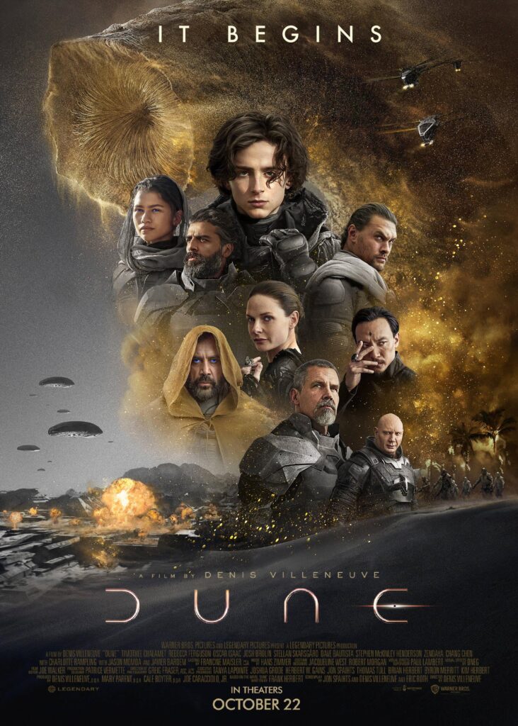 Dune’s poster copyright belongs to Warner Bros. Pictures