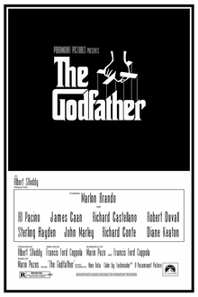 The Godfather’s poster copyright belongs to Paramount Pictures