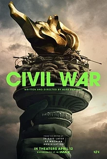 Civil War poster copyright belongs to A24