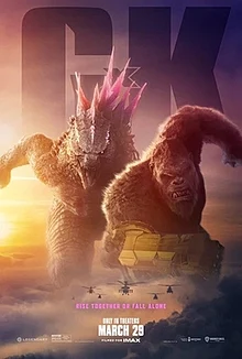 Godzilla x Kong poster copyright belongs to Warner Bros Pictures