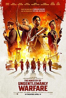 The Ministry of Ungentlemanly Warfare poster copyright belongs to Lionsgate