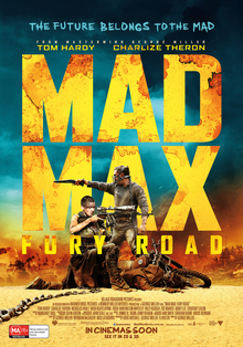 Mad Max Fury Road poster copyright belongs to Warner Bros. Pictures