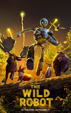 The Wild Robot poster copyright belongs to Universal Pictures