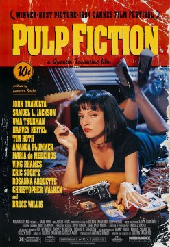 Pulp Fiction poster copyright belongs to Miramax Films