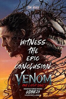 Venom The Last Dance poster copyright belongs to Sony Pictures Releasing