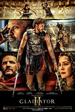 Gladiator 2 poster copyright belongs to Paramount Pictures