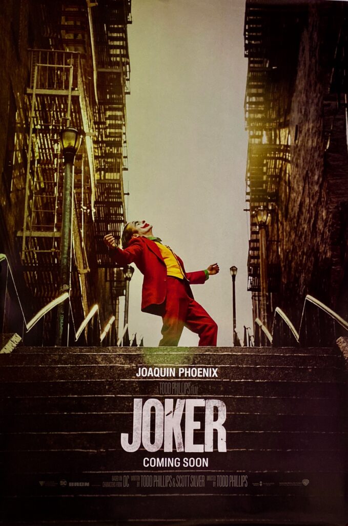 Joker poster copyright belongs to Warner Bros. Pictures