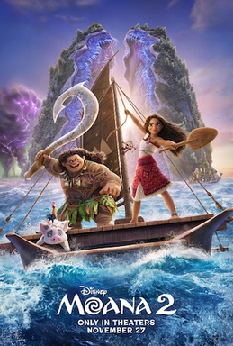 Moana 2 poster copyright belongs to Walt Disney Studios Motion Pictures