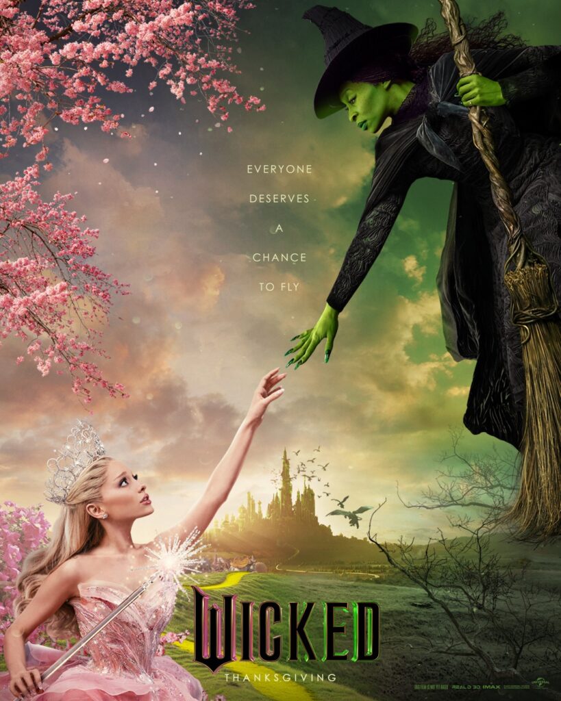 Wicked poster copyright belongs to Universal Pictures