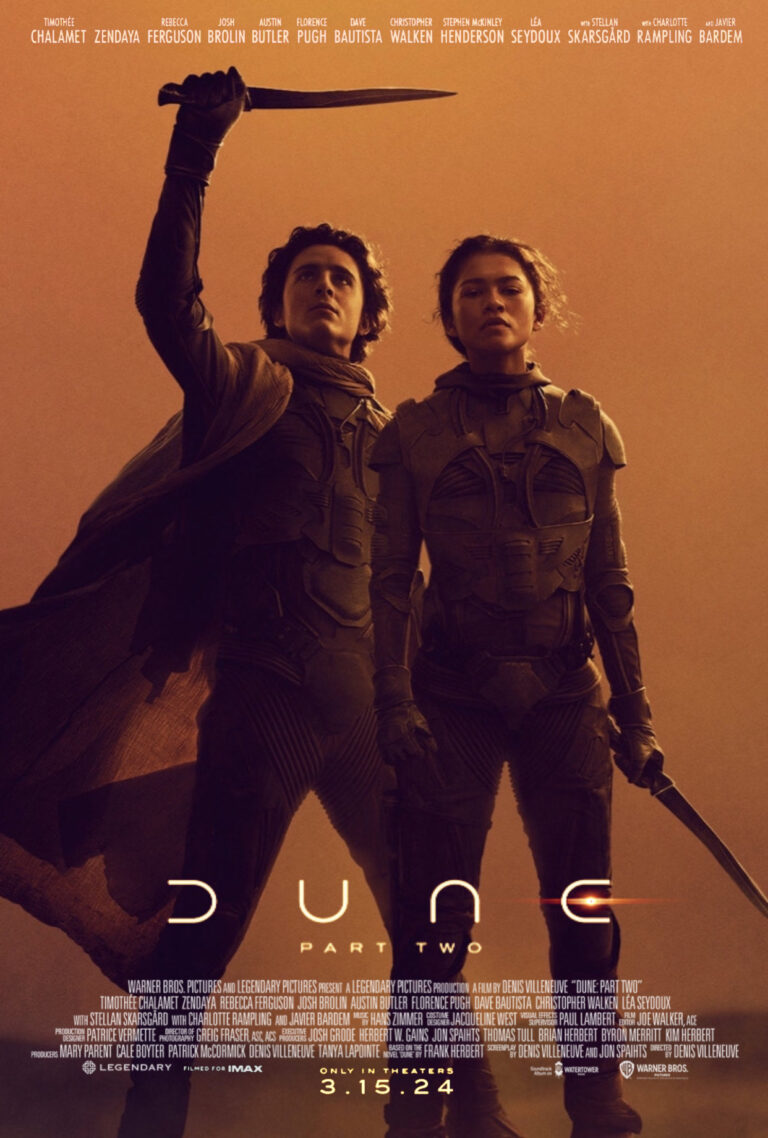 Dune 2’s poster copyright belongs to Warner Bros. Pictures