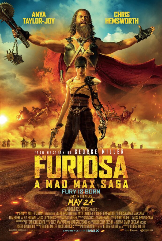 Furiosa poster copyright belongs to Warner Bros. Pictures