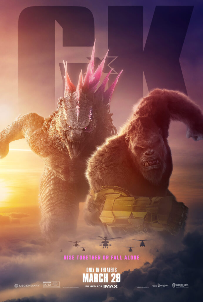 Godzilla x Kong poster copyright belongs to Warner Bros Pictures