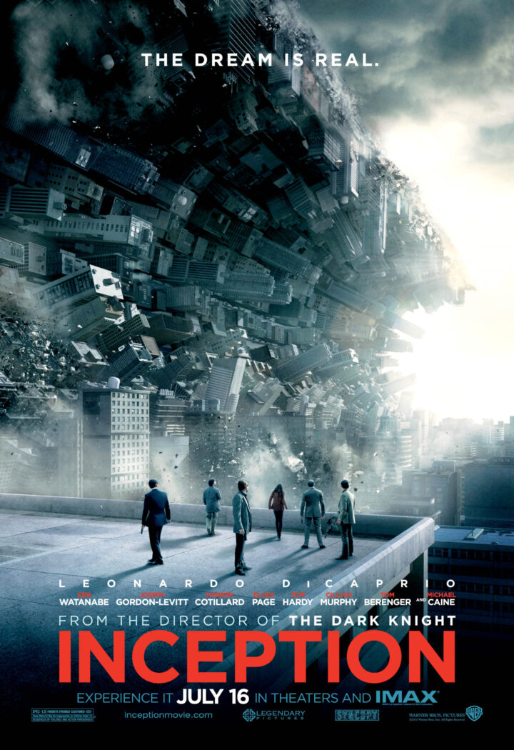 Inception’s poster copyright belongs to Warner Bros. Pictures