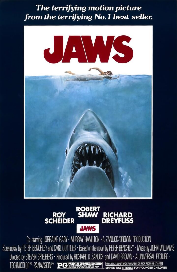 JAWS poster copyright belongs to Universal Pictures