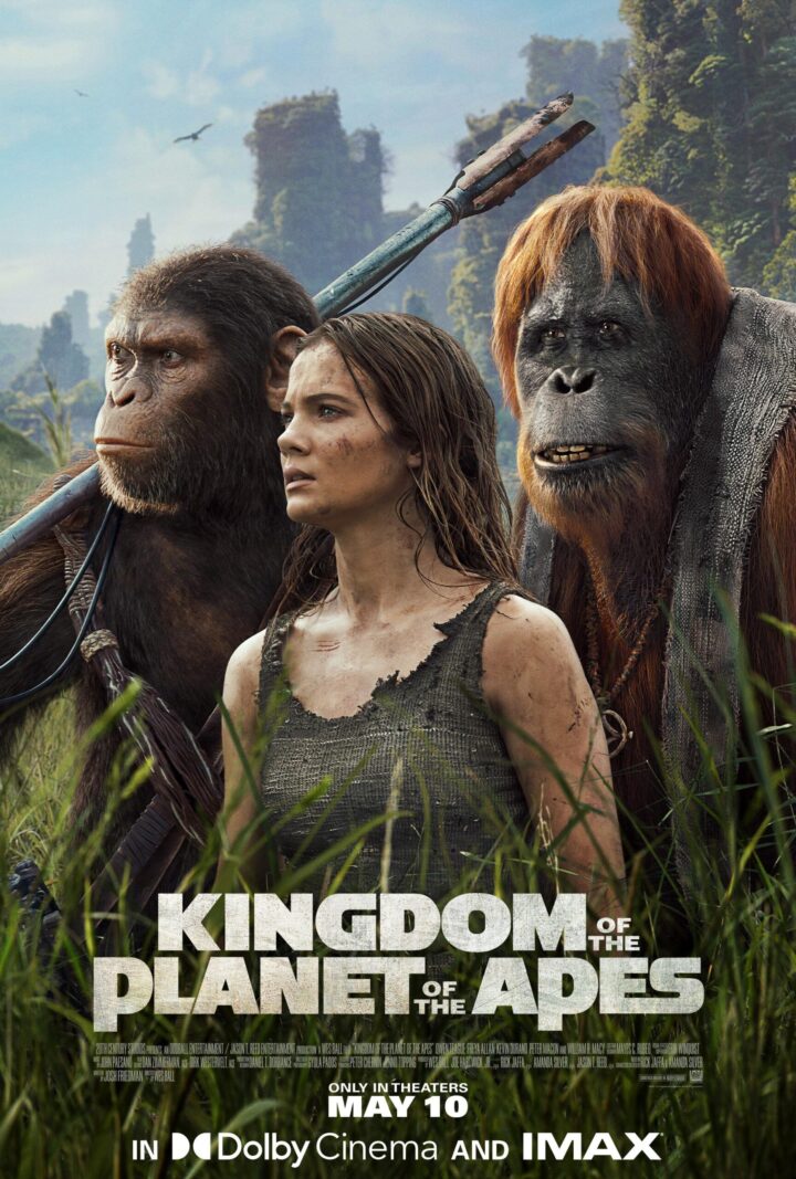 Kingdom of the Planet of Apes’ poster copyright belongs to 20th Century Studios