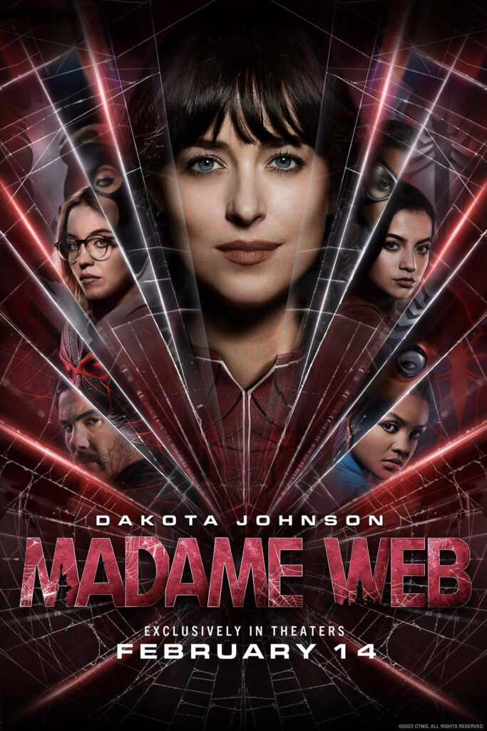 Madame Web’s poster copyright belongs to Sony Pictures Releasing