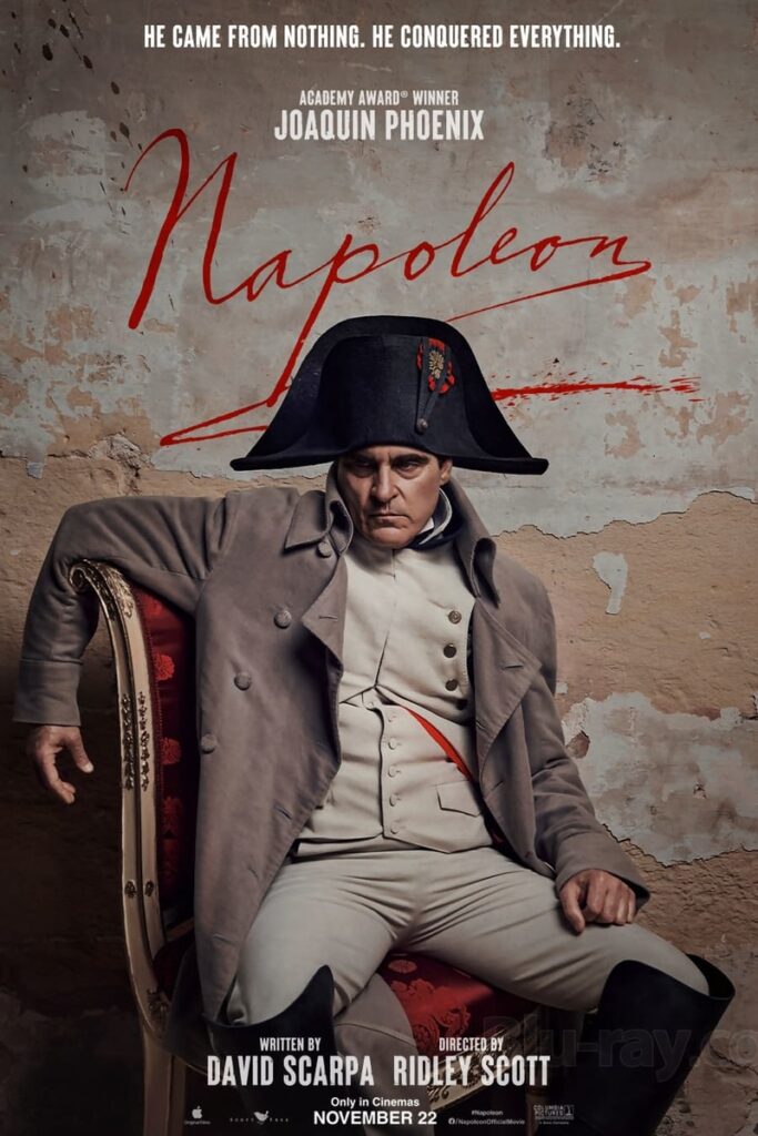 Napoleon’s poster copyright belongs to Sony Pictures Releasing