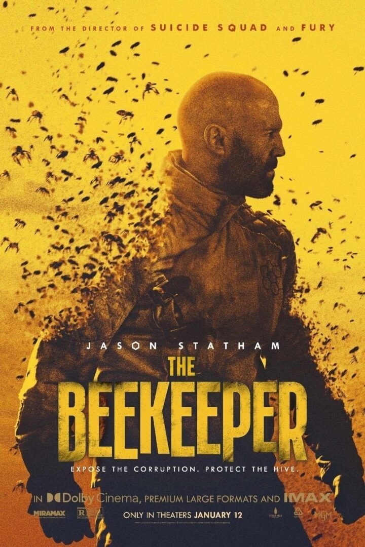 The Beekeeper poster copyright belongs to Amazon Studios