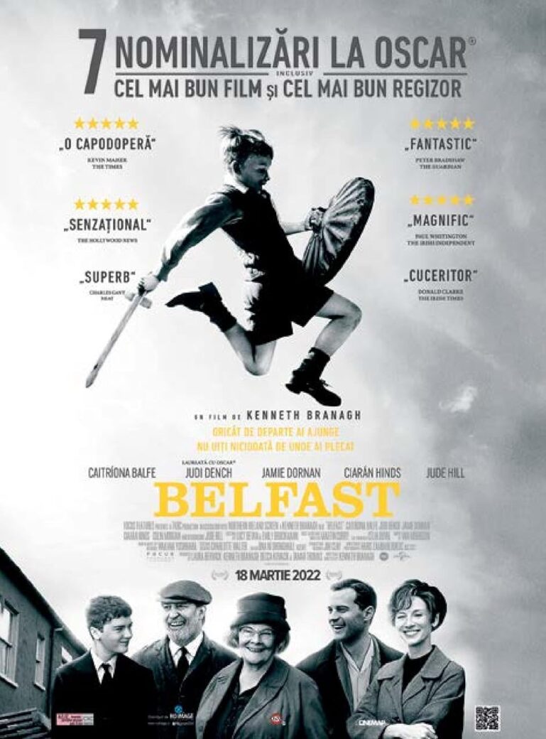 Belfast poster copyright belongs to Northern Ireland Screen & Universal Pictures