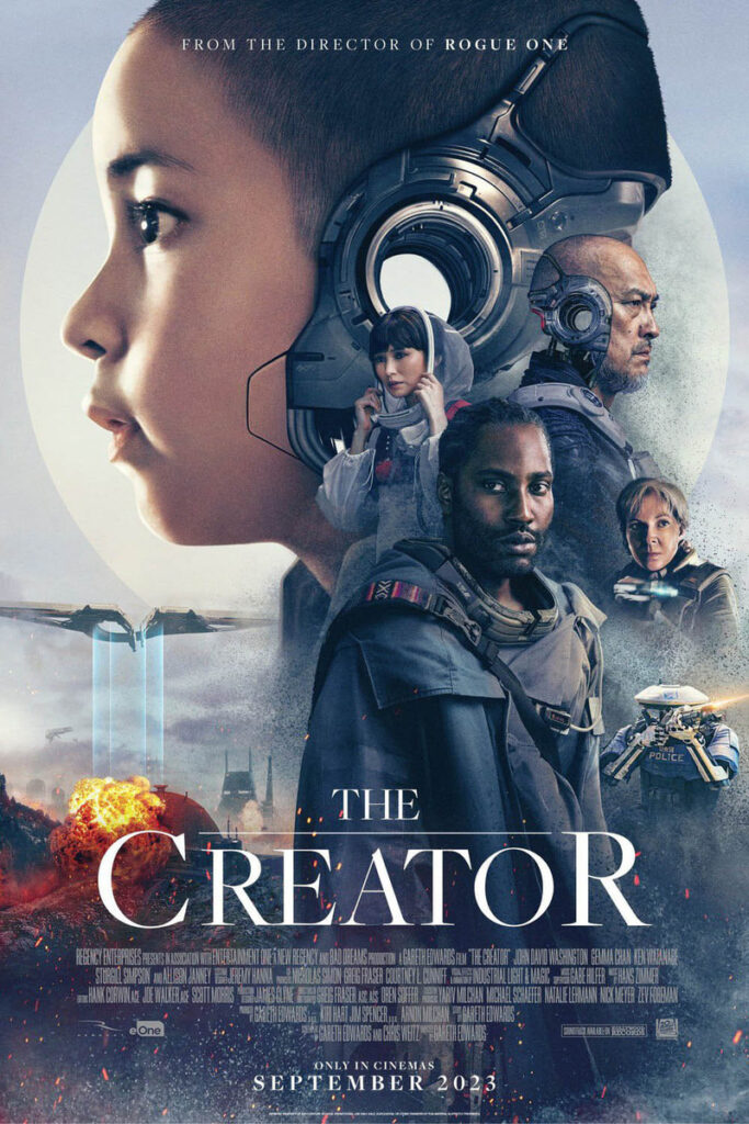 The Creator poster copyright belongs to 20th Century Studios