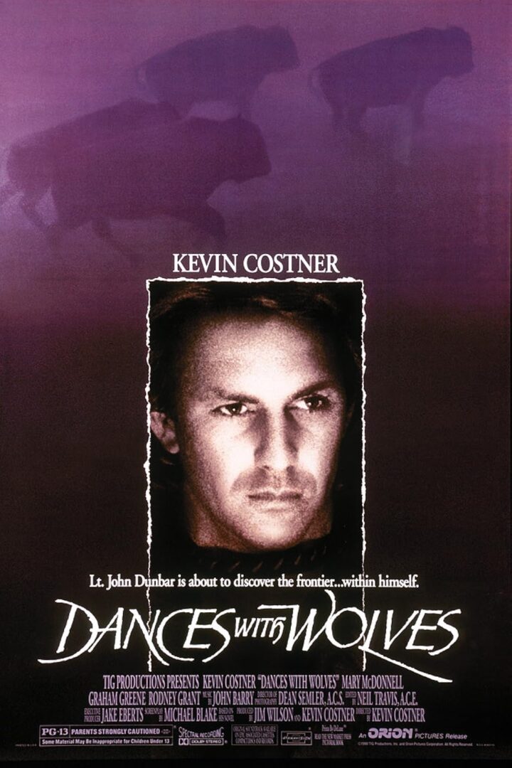 Dances with Wolves poster copyright belongs to Orion Pictures