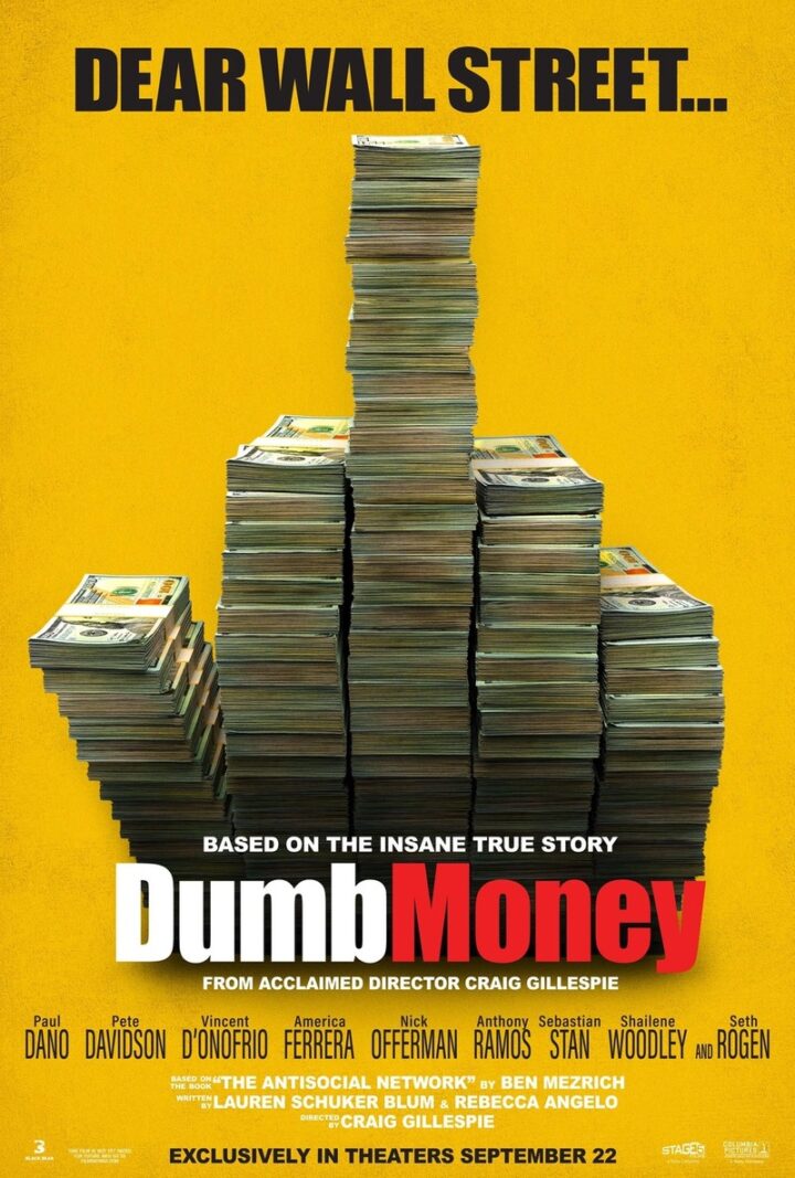 Dumb Money poster copyright belongs to Columbia Pictures