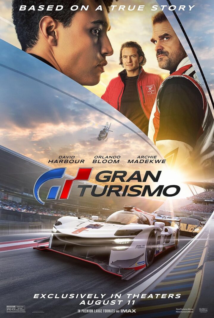 Gran Turismo poster copyright belongs to Sony Pictures Releasing