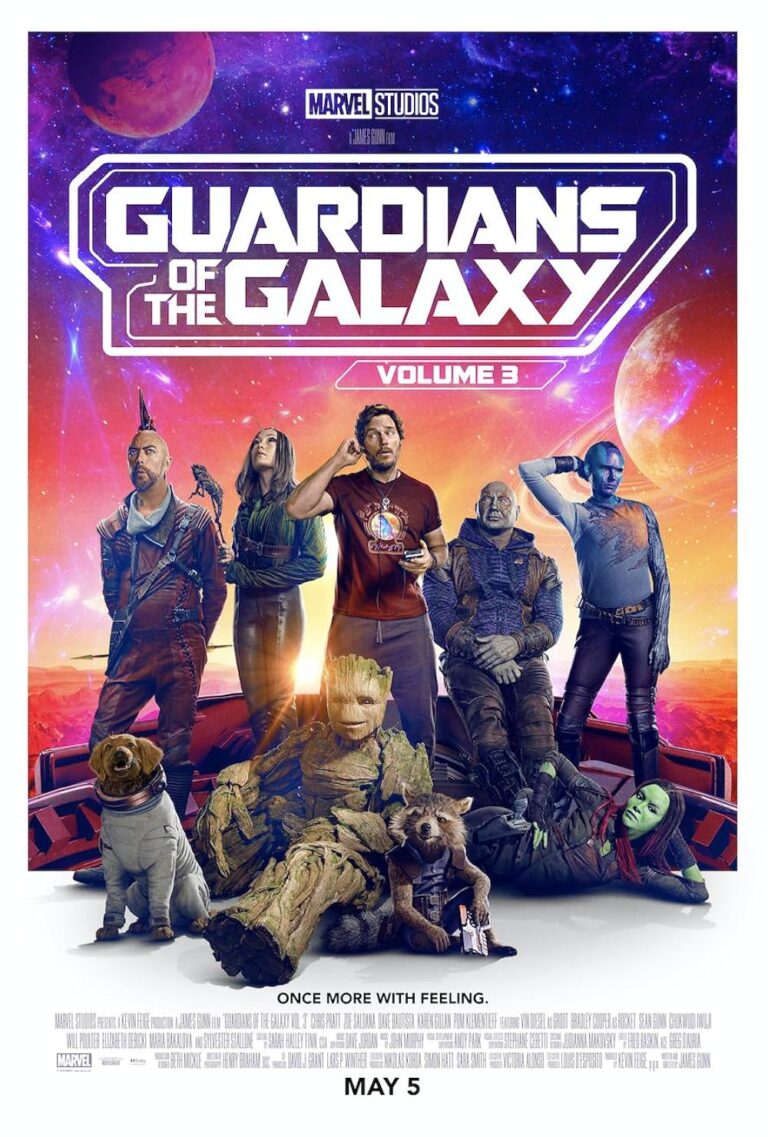 Guardians of the Galaxy 3 poster copyright belongs to Walt Disney Studios Motion Pictures