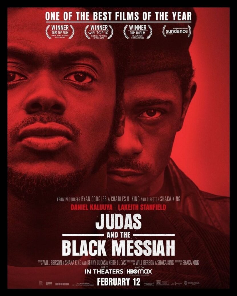 Judas & the Black Messiah poster copyright belongs to Warner Bros. Pictures