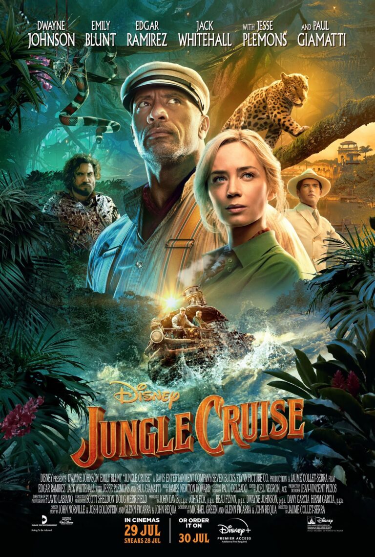 Jungle Cruise poster copyright belongs to Walt Disney Studios