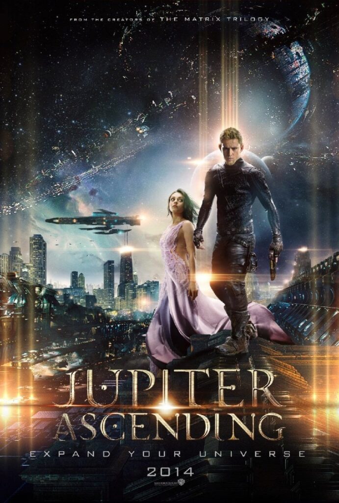 Jupiter Ascending poster copyright belongs to Warner Bros Pictures