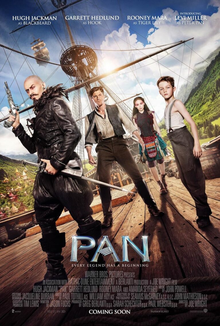 Pan poster copyright belongs to Warner Bros. Pictures