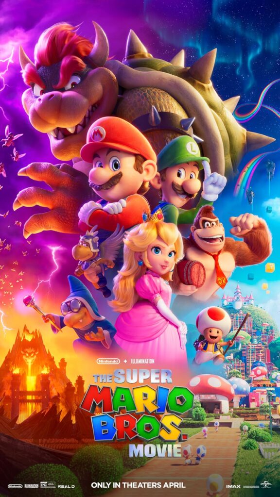 Super Mario Bros poster copyright belongs to Universal Pictures