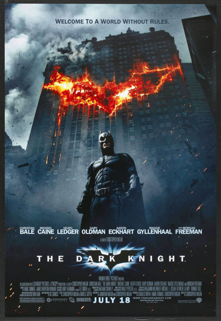 The Dark Knight poster copyright belongs to Warner Bros. Pictures