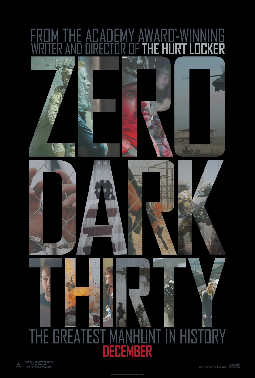 Zero Dark Thirty poster copyright belongs to Sony Pictures Releasing & Panorama Media