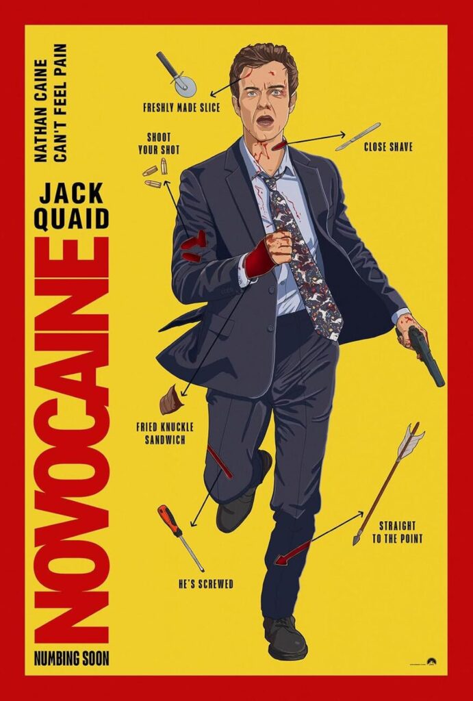 Novocaine poster copyright belongs to Paramount Pictures