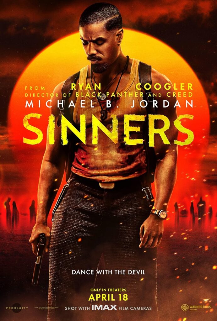 Sinners poster copyright belongs to Warner Bros. Pictures