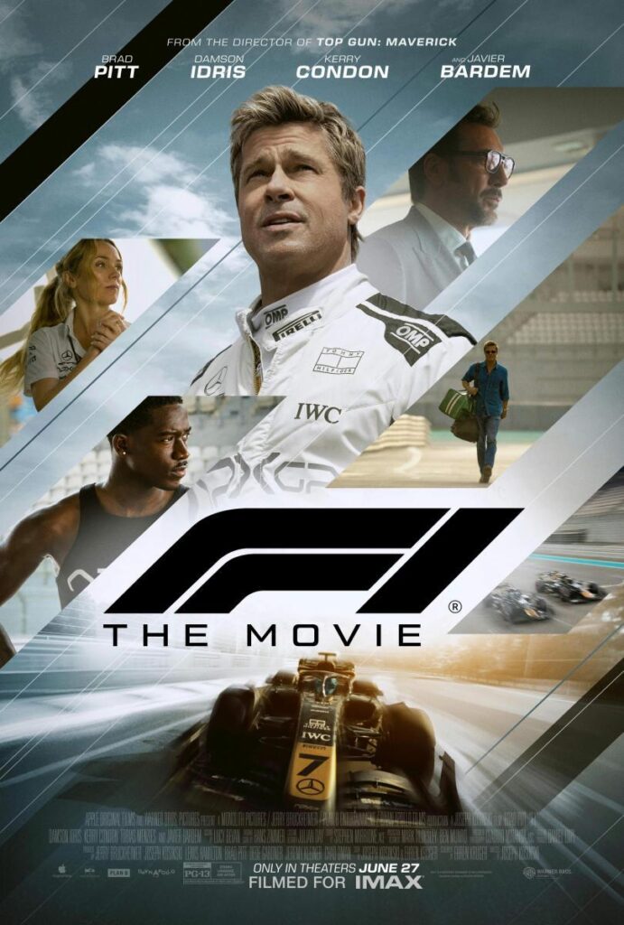 F1 The Movie poster copyright belongs to Apple Original Films