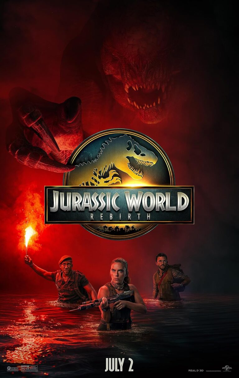 Jurassic World Rebirth poster copyright belongs to Universal Pictures