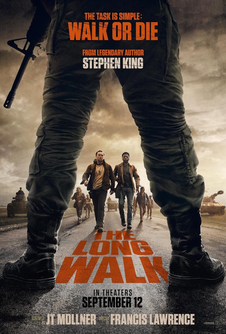 The Long Walk poster copyright belongs to Lionsgate
