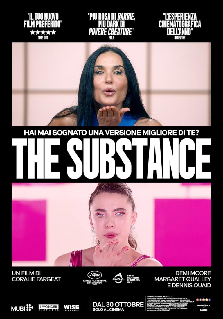 The Substance poster copyright belongs to Mubi
